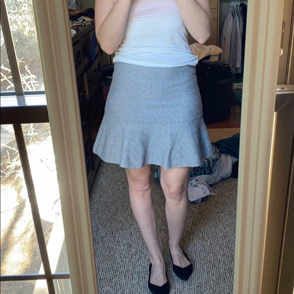Zara knit grey skirt - Picture 3 of 5